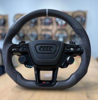 Audi A6 S6 RS6 A7 S7 RS7 4K C8 e-tron GT Lenkrad Design A636